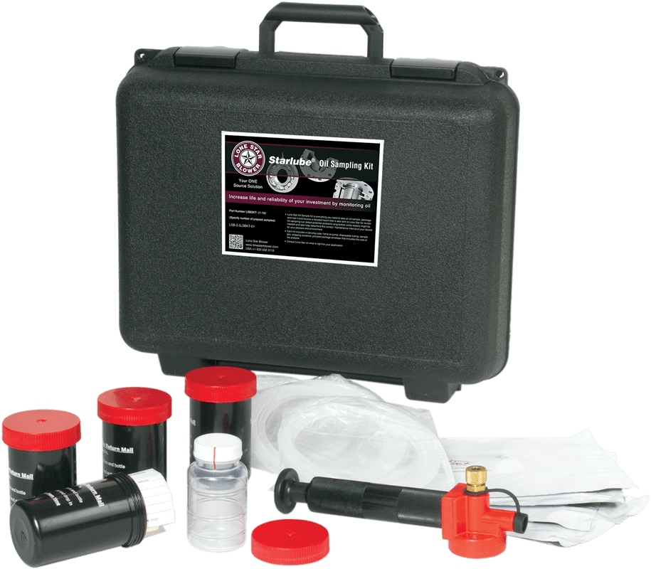 Lone Star Starlube Oil Sampling Kit for Blowers and Compressors